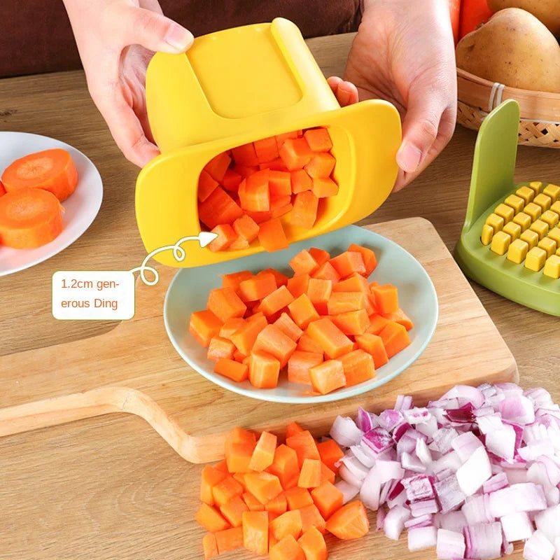 Multifuncional vegetal chopper batatas fritas cortador de pressão mão do agregado familiar cebola dicer pepino batata slicer ferramentas cozinha